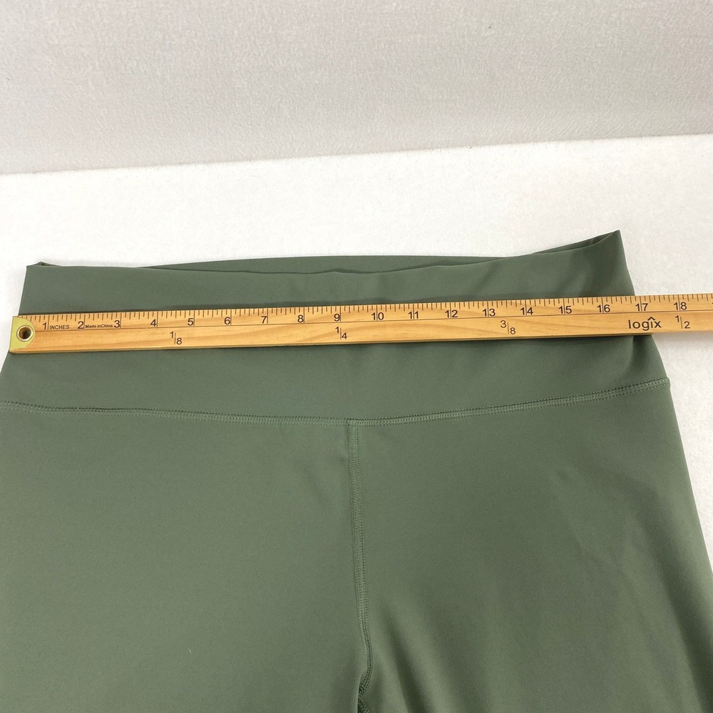 Avia Pants Womens XXL Green  Flare Leg High Rise Athletic Yoga Leggings Casual - Picture 6 of 10